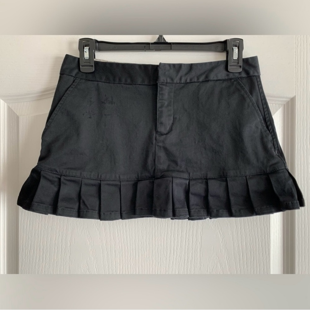 Vintage Y2K Hurley black micro mini skirt size 1